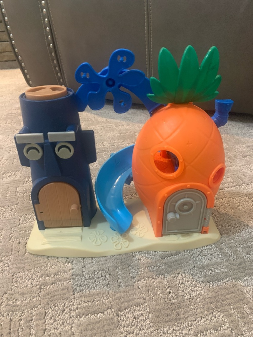 Fisher-Price Orange Pineapple & Blue Tower Playset with Green Top